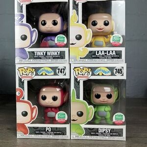Funko POP Teletubbies 745-746-747-748 Full Set